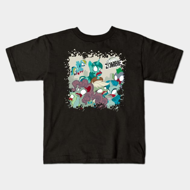 My Little Zombie Kids T-Shirt by CuddleswithCatsArt